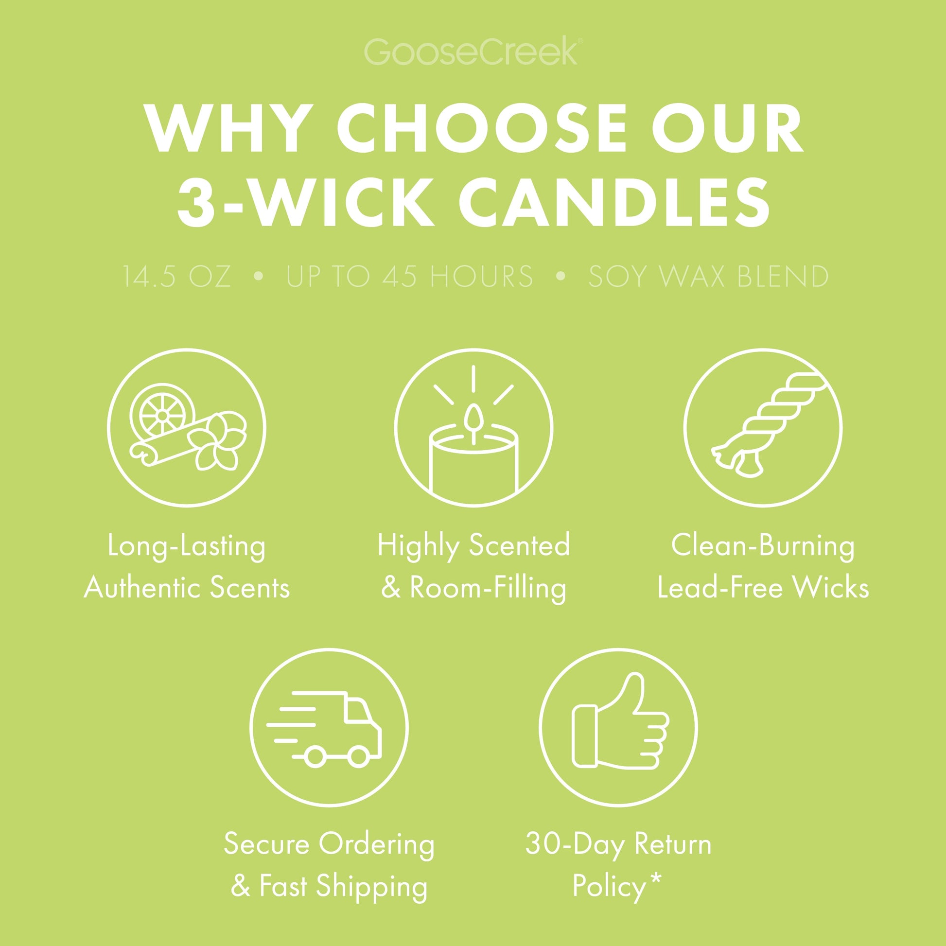 Patchouli Leaves 3-Wick Candle