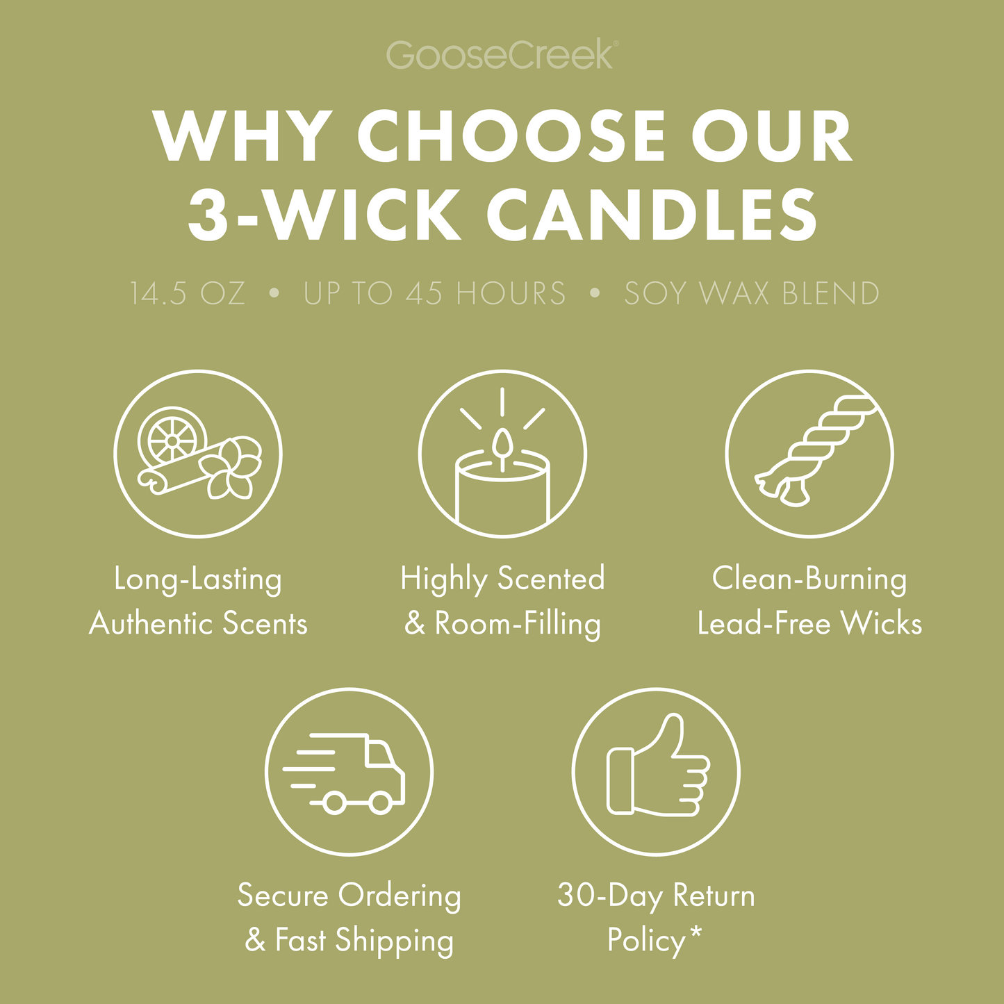 Vanilla Cloud Large 3-Wick Candle